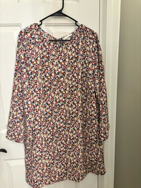 Floral Shift Dress in Multicolor H&M Brand New
